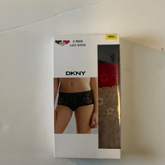 DKNY Signature Lace Women’s Full Coverage Wide Waistband Lace Bikini Size Small - Picture 1 of 8